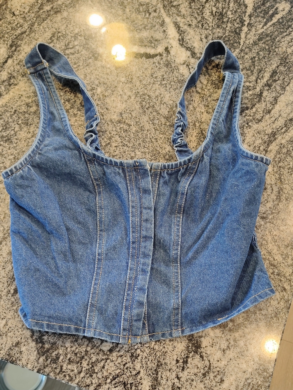 Denim Corset